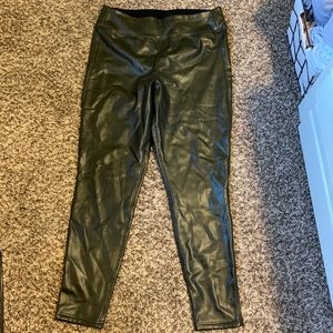 Never Worn Gap leather leggings
